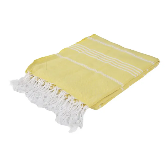 Anchor Turkish Beach Towel Yellow