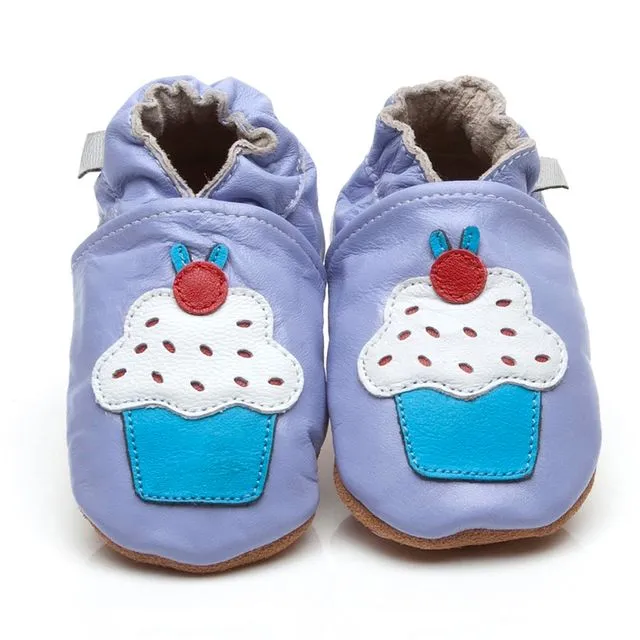 Soft Leather Baby Shoes Cupcake