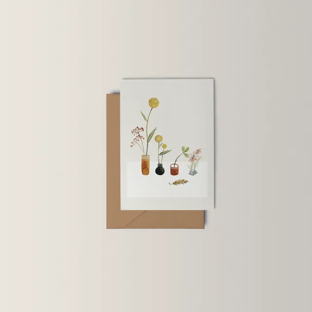 Wildflowers A6 Greeting Card