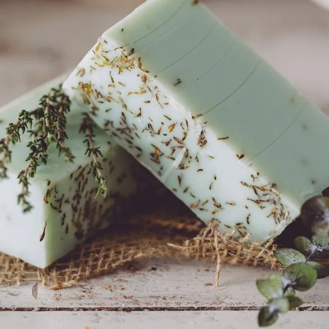 Eucalyptus Thyme Handmade Organic Soap Pack of 6