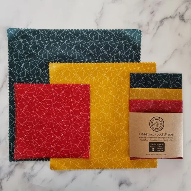 Beeswax Wrap Variety Pack - Simply Geo