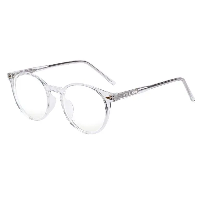 Dakota Blue Light Reading Glasses, +2.00 Lens Magnification - Clear