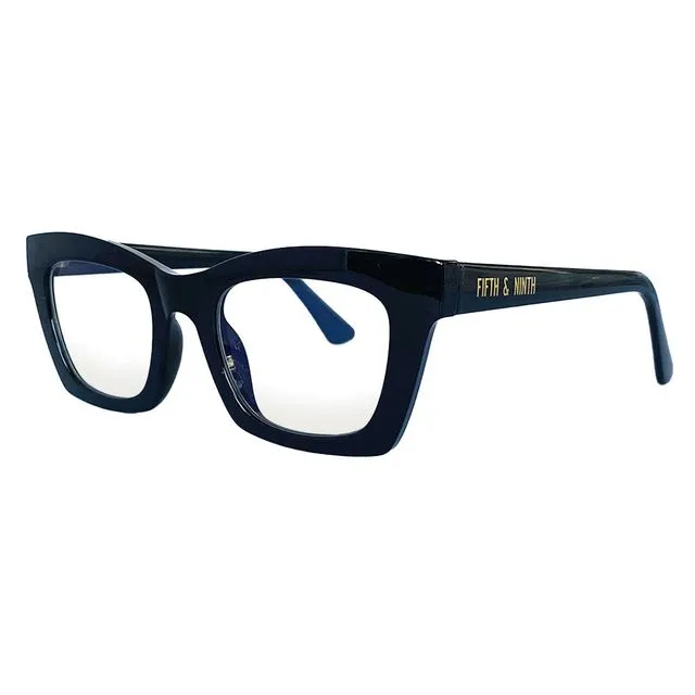 Helena Blue Light Glasses - Black