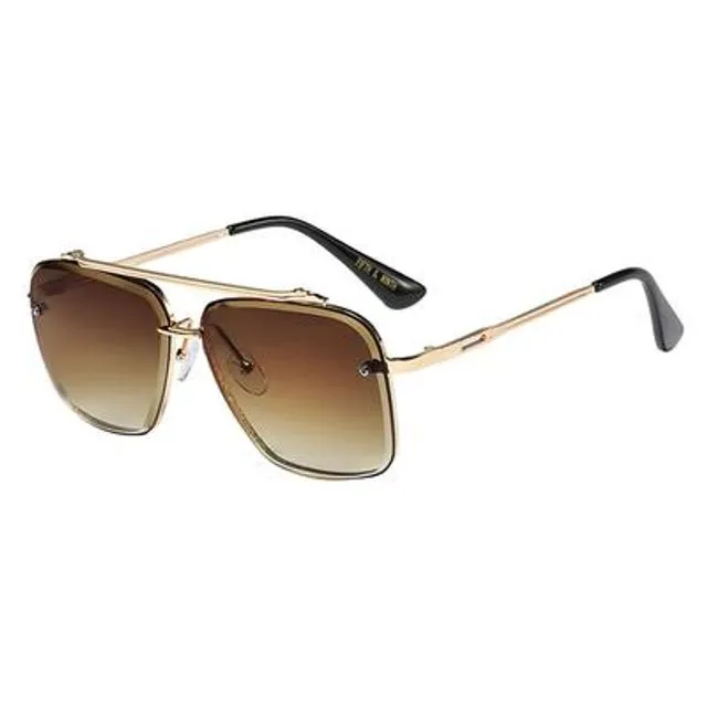 Memphis Sunglasses - Brown/Gold