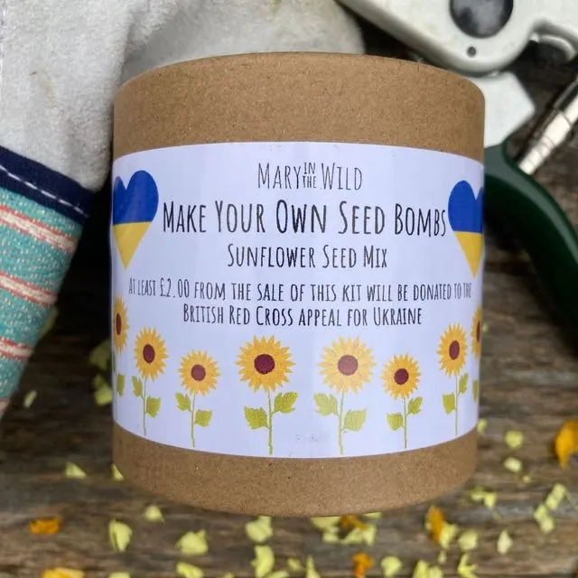 Make Your Own Sunflower Seed Bombs Kit