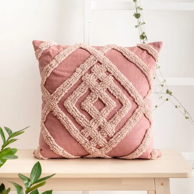 Rose Geo Cushion (45 x 45 cms)