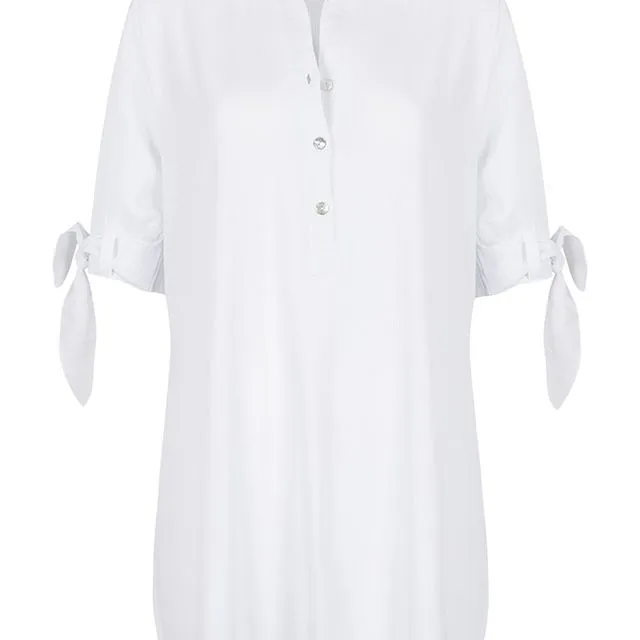 Sherv Mini Dress – White