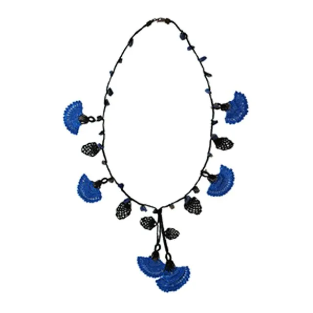 Rezzy Necklace– Black/midnight Blue