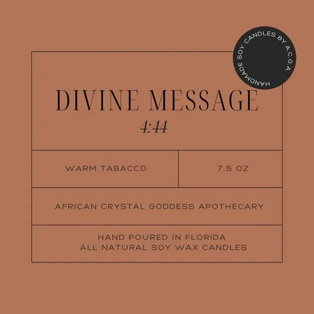 Divine Message Candle 444