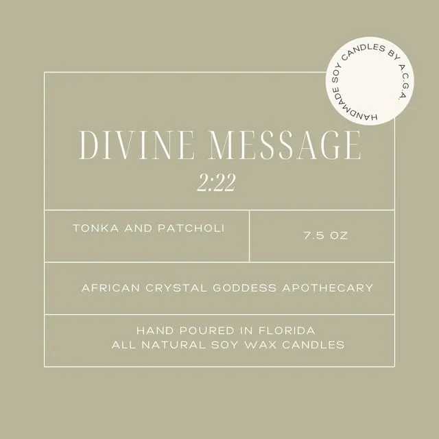 Divine Message Candle 222
