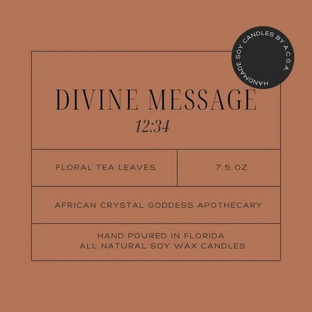 Divine Message Candle 1234