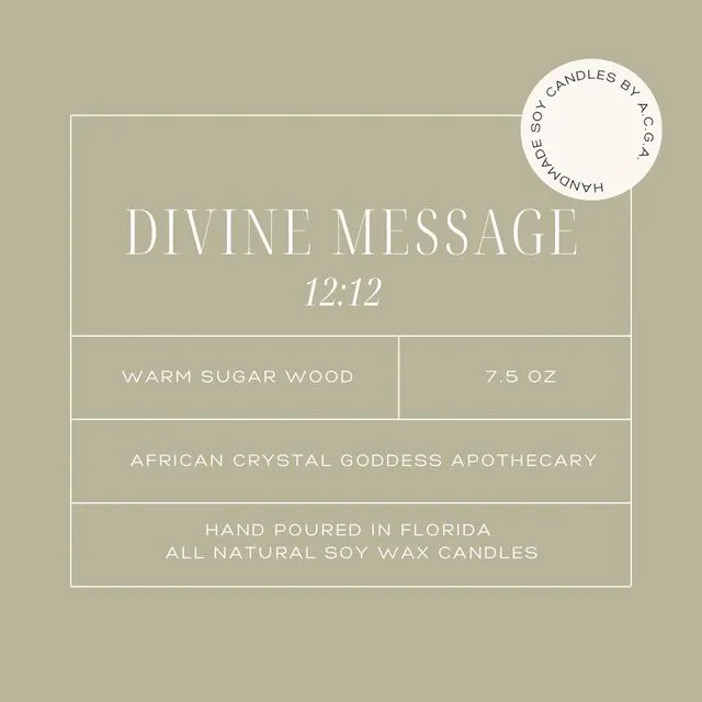 Divine Message Candle 1212