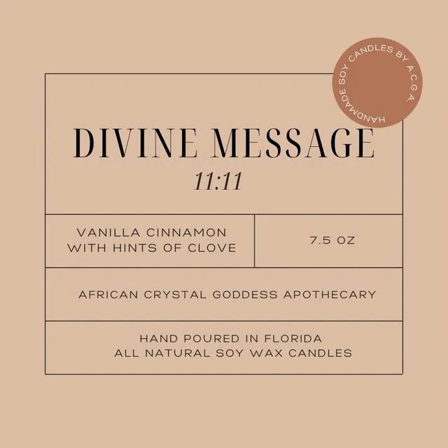 Divine Message Candle 1111