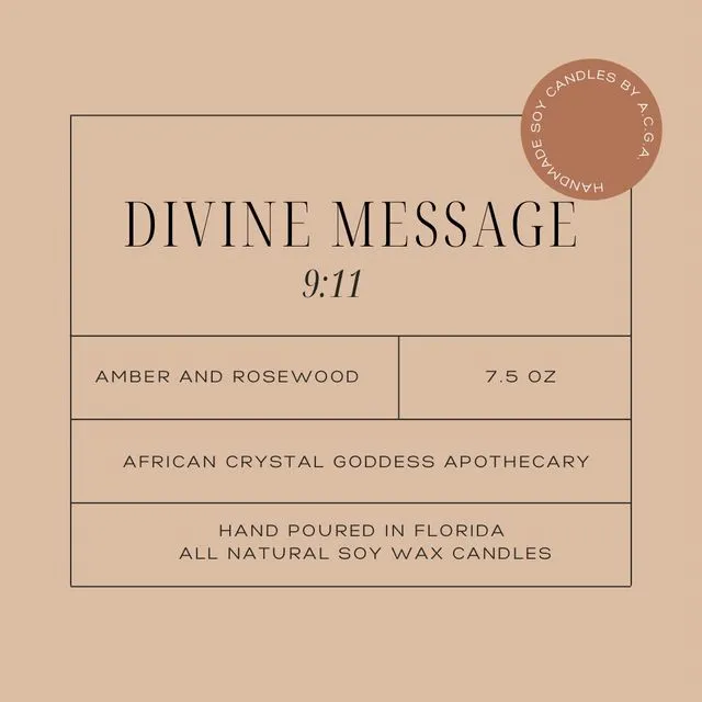 Divine Message Candle 911
