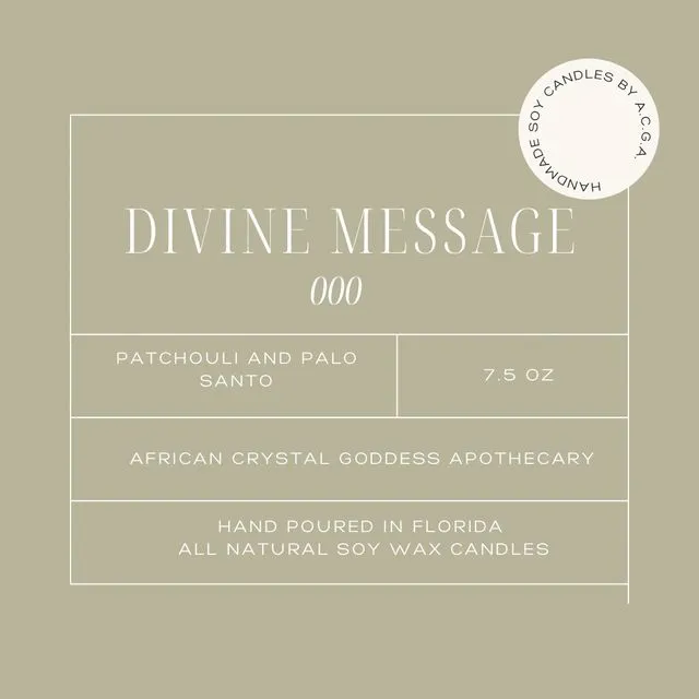 Divine Message Candle 000