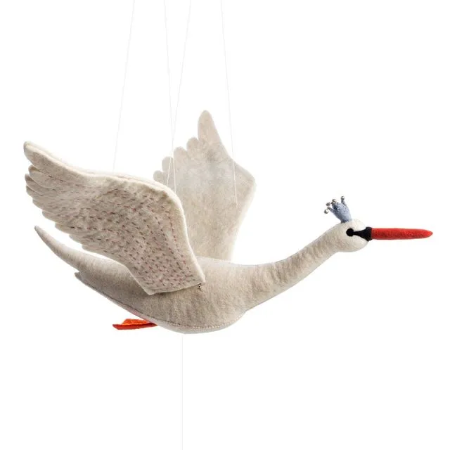 Flapping Swan Mobile