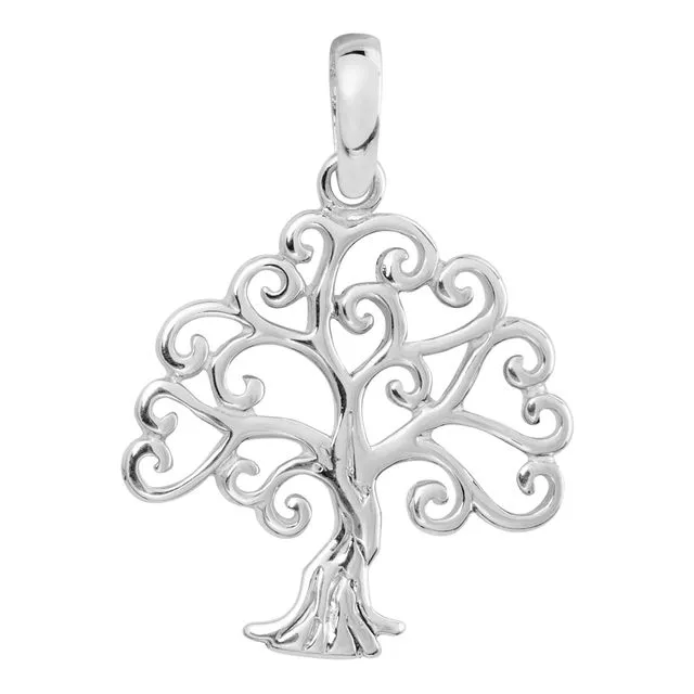 Stunning Silver Tree Necklace