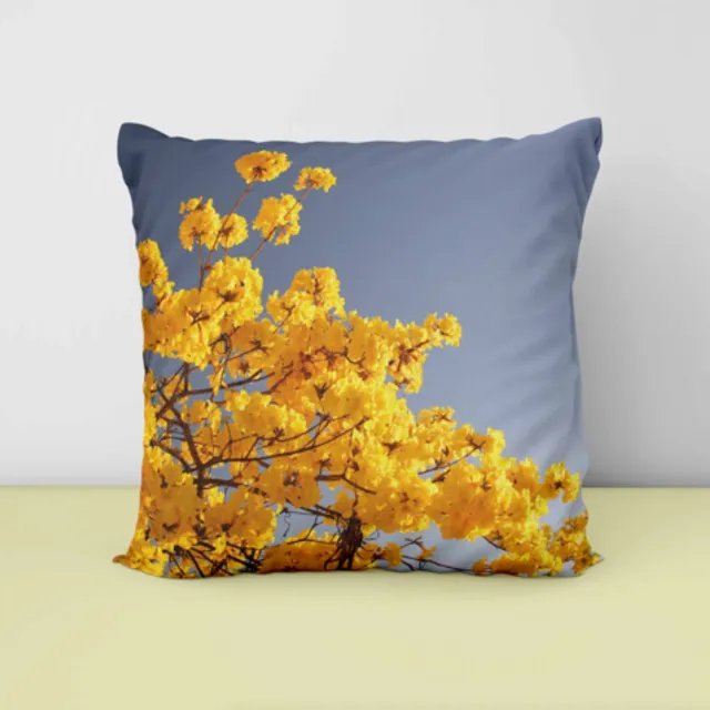 Throw Pillow - Yellow Blossom