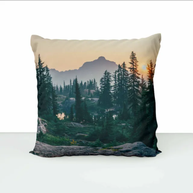 Throw Pillow - Forest Landscape