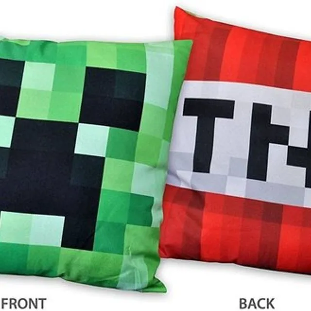 Minecraft pillow double sided
