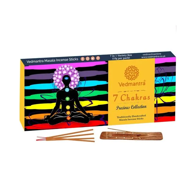 Vedmantra Precious Collection Incense Sticks - 7 Chakras