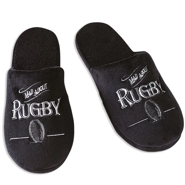 Ultimate Gift for Man Slippers - Rugby (Medium 9-10)