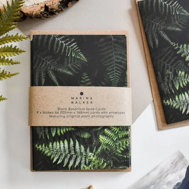 Green Ferns Card Gift Pack of 8