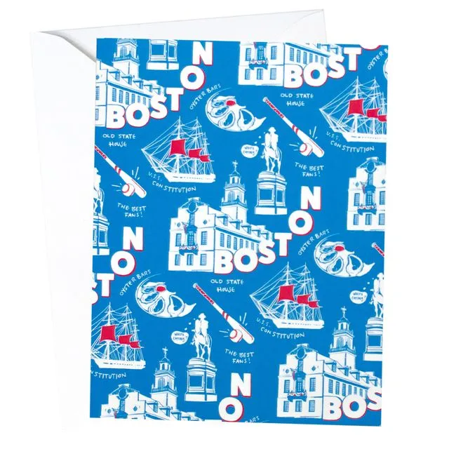 Boston Card - 4 (Boxed Sets of 8)