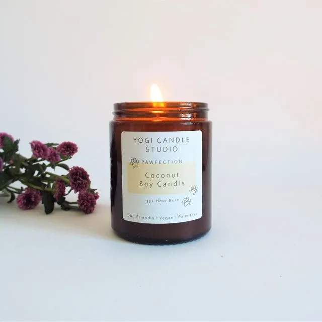 Pet Friendly Calming Coconut Soy Scented Candle