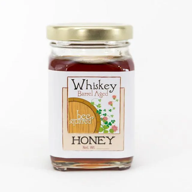 Whiskey Barrel Aged Honey- 9 oz