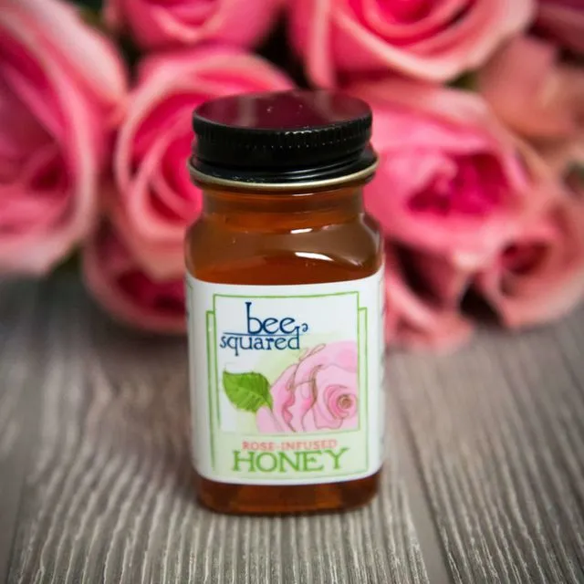 Rose Petal Infused Honey- 3 oz