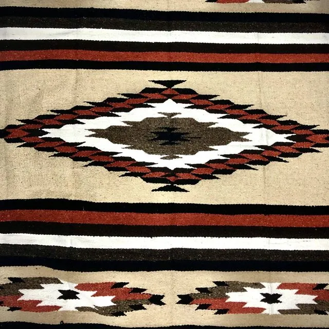 The In/Out "Diamante" Blanket Brown/Rust