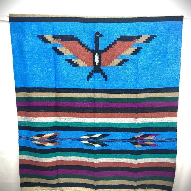 The In/Out “Phoenix” Blanket Blue