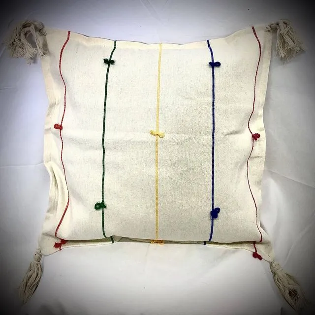 Pedal-Loomed Decorative “Mitla” Pillow Case (1)