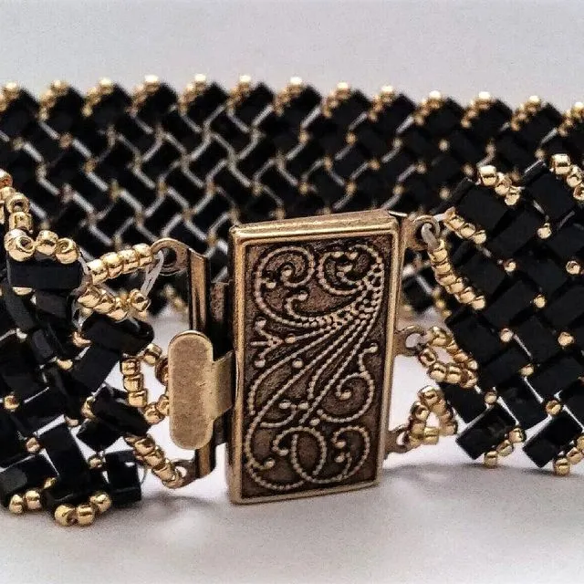 Black Gold Elegance Bracelet