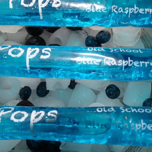 Blue Raspberry Ice Pops