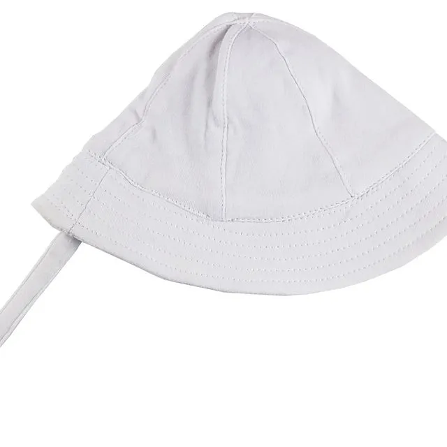 Bambini White Sun Hat