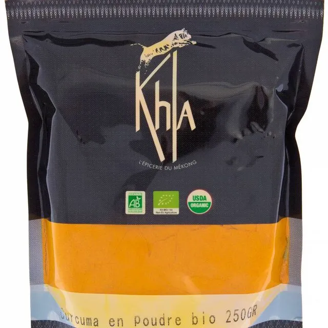 KHLA - Turmeric Powder - from Organic Farming - 250g Bag