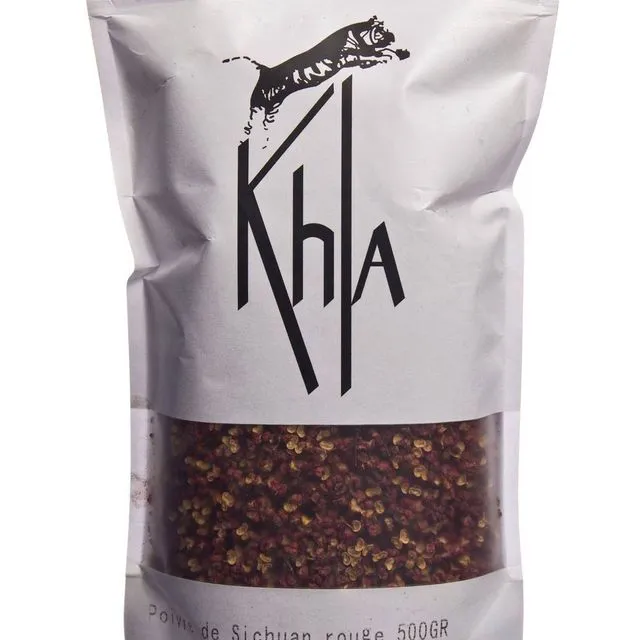 KHLA - Sichuan red peppercorns - Fair Trade - 500g Bag cat A