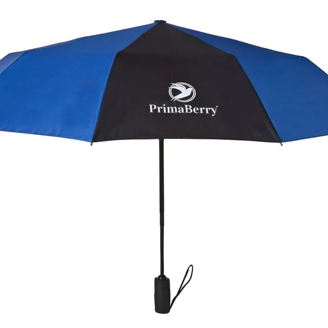 Minimalist Automatic Umbrella,Vintage Waterproof Blue Black Foldable Umbrella, Auto Open Windproof Colourful Umbrella, Travel Rain Umbrella