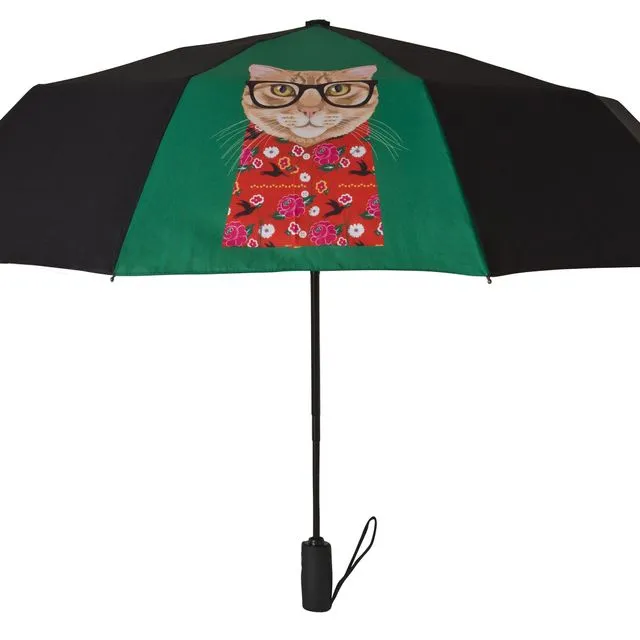 Cute Cat Umbrella, Mother’s Day Gift,Birthday Gift, Auto Open Close Umbrellas, Waterproof Bohemian Anime Design Foldable Umbrella