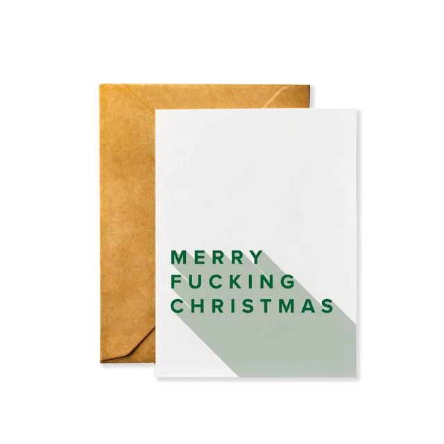 Merry Fucking Christmas Holiday Card