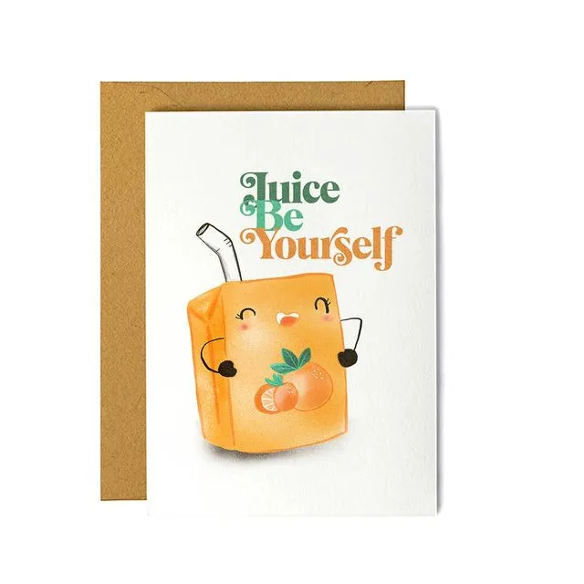 Juice Be Yourself - Everyday Note Card