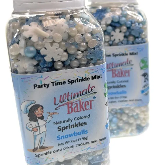 Ultimate Baker Sprinkles Snowballs (6oz Retail)