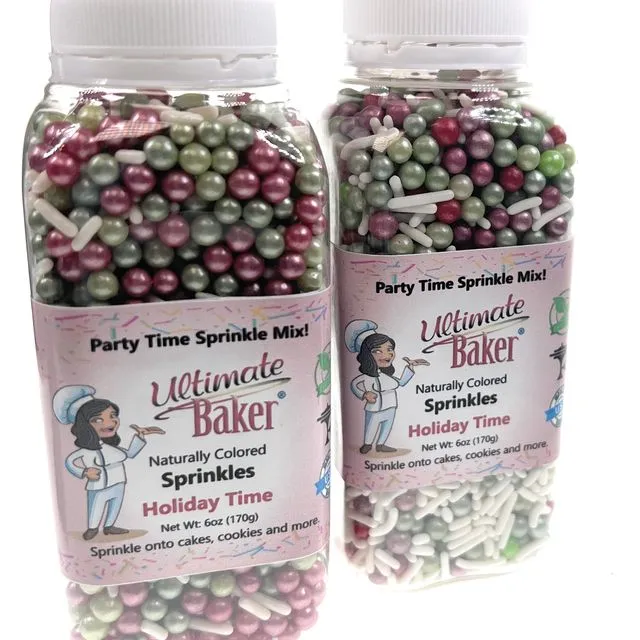 Ultimate Baker Sprinkles Holiday Time (6oz Retail)