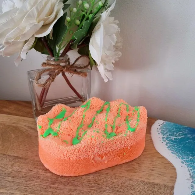 Mango Passion Soap Infused Exfoliating Massage Sponge