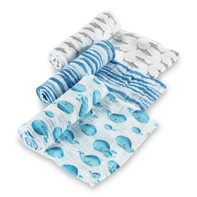 Whale Hello There - Swaddle Set