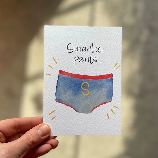 Smartie Pants greeting card