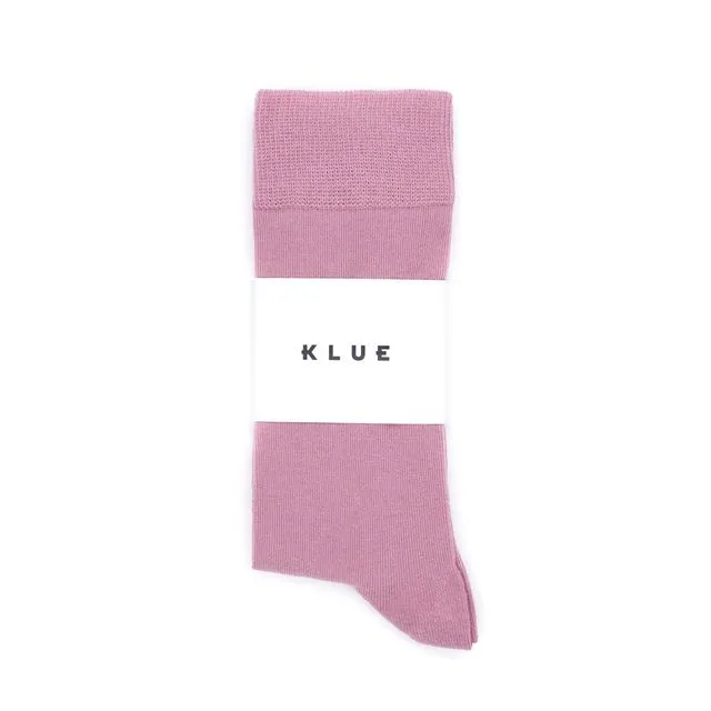 Klue Solid Socks - Dust Pink