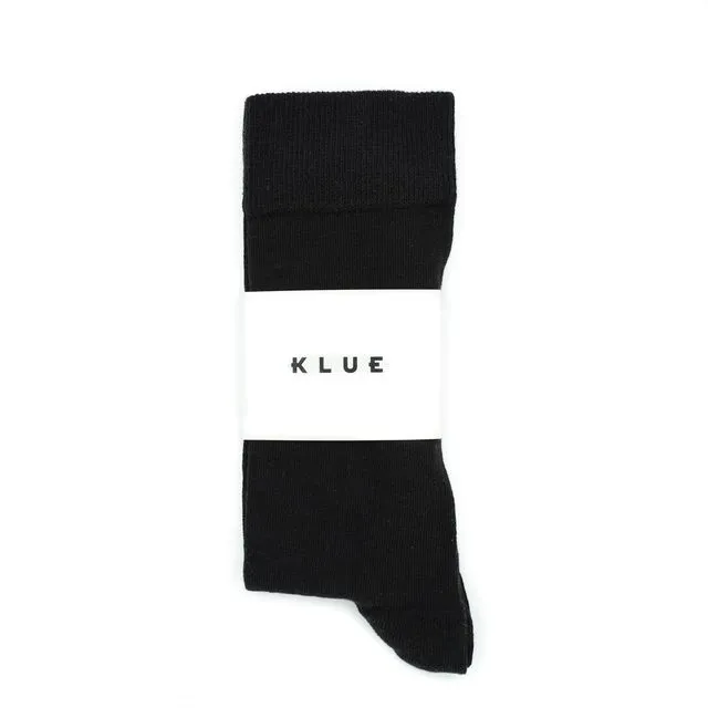 Klue Solid Socks - Black